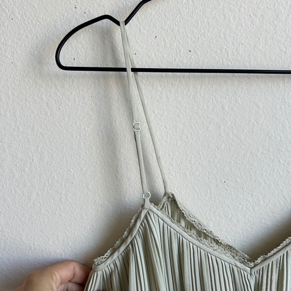 REBECCA TAYLOR Plisse Pleated Tank - Picture 8 of 8